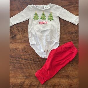 Baby girl Christmas outfit “Annie”